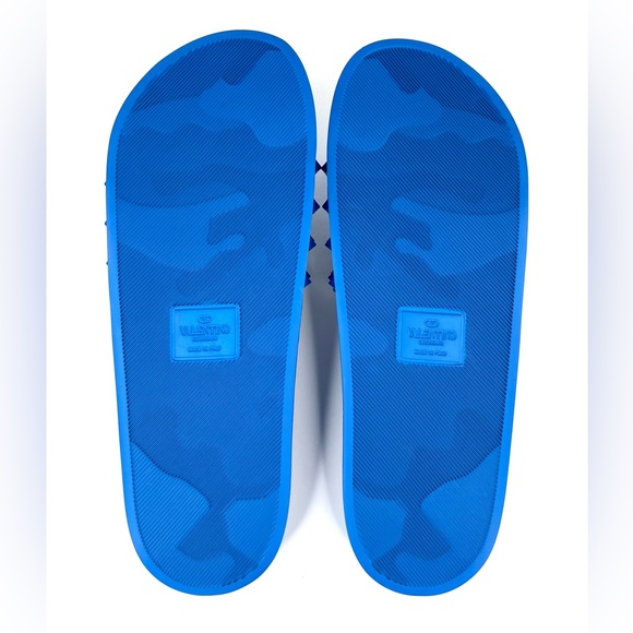 VALENTINO GARAVANI VLogo ROCKSTUD Logo Rubber Slide Men Sandals EU 46 - US 13 - Picture 6 of 13